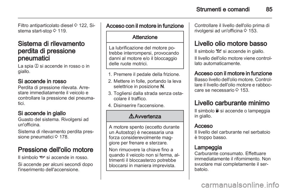 OPEL CORSA 2013  Manuale di uso e manutenzione (in Italian) 