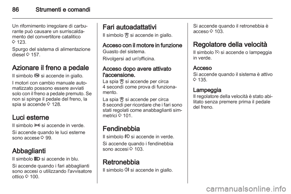 OPEL CORSA 2013  Manuale di uso e manutenzione (in Italian) 