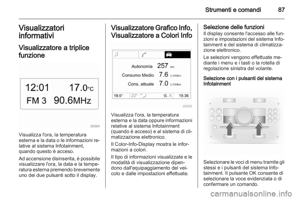 OPEL CORSA 2013  Manuale di uso e manutenzione (in Italian) 