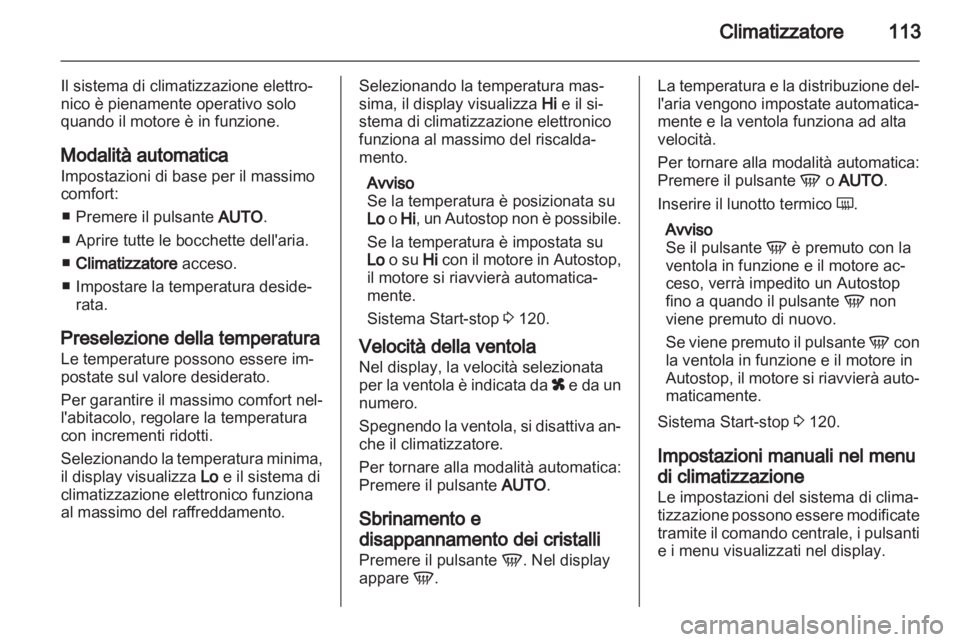 OPEL CORSA 2013.5 Manuale di uso e manutenzione (in Italian) OPEL CORSA 2013.5 Manuale di uso e manutenzione (in Italian)