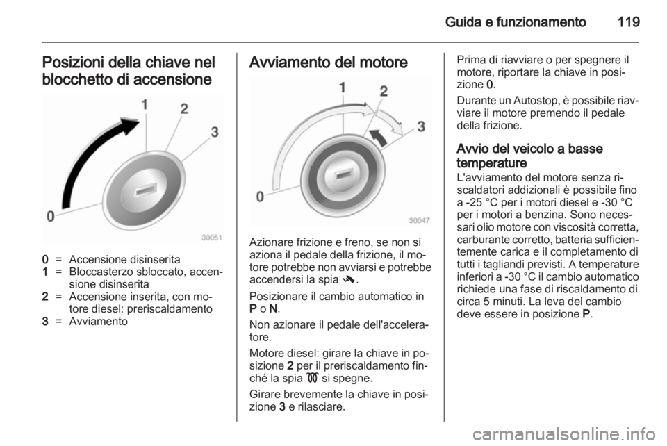 OPEL CORSA 2013.5  Manuale di uso e manutenzione (in Italian) 