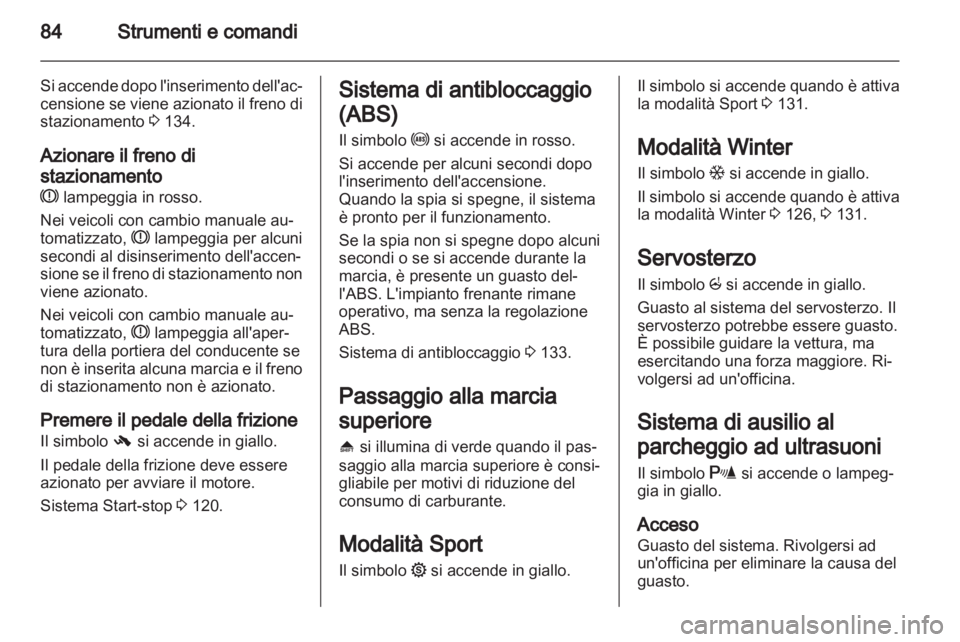 OPEL CORSA 2013.5 Manuale di uso e manutenzione (in Italian) OPEL CORSA 2013.5 Manuale di uso e manutenzione (in Italian)