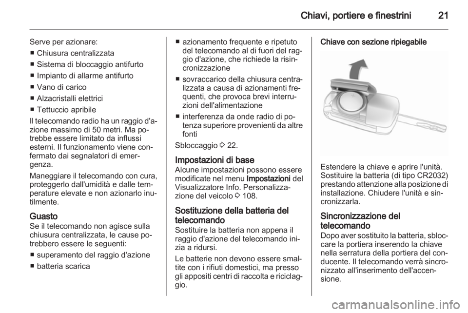 OPEL INSIGNIA 2010  Manuale di uso e manutenzione (in Italian) 