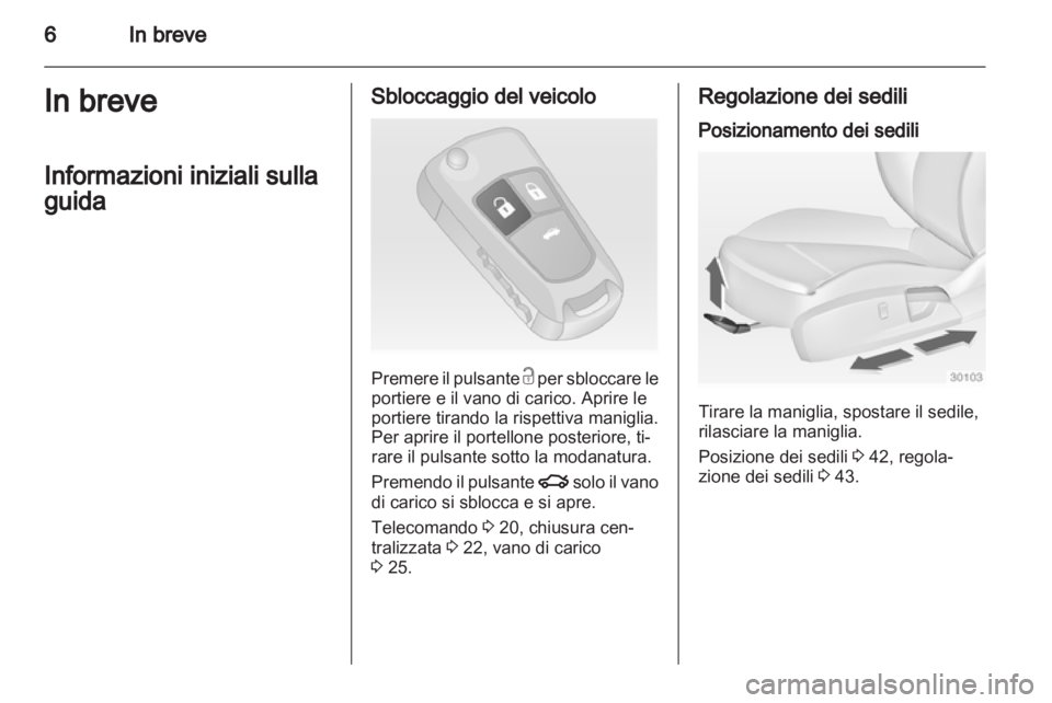 OPEL INSIGNIA 2010  Manuale di uso e manutenzione (in Italian) 