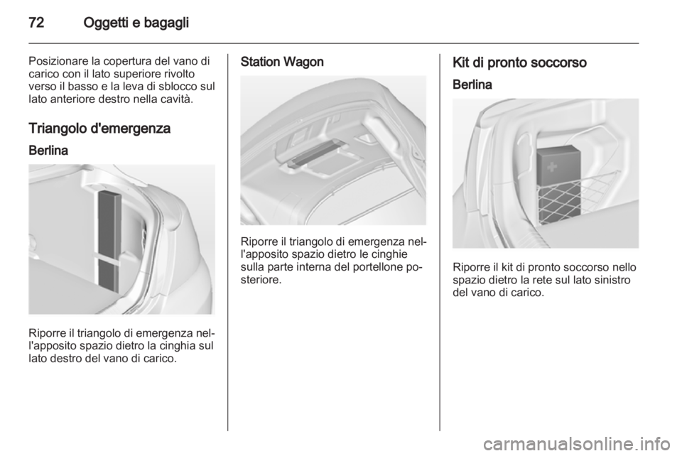 OPEL INSIGNIA 2010  Manuale di uso e manutenzione (in Italian) 