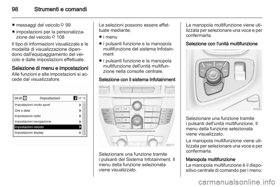 OPEL INSIGNIA 2010  Manuale di uso e manutenzione (in Italian) 