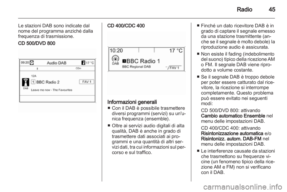 OPEL INSIGNIA 2010.5 Manuale del sistema Infotainment (in Italian) OPEL INSIGNIA 2010.5 Manuale del sistema Infotainment (in Italian)