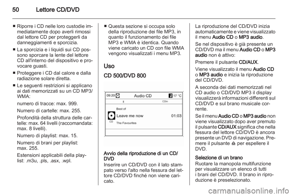 OPEL INSIGNIA 2010.5 Manuale del sistema Infotainment (in Italian) OPEL INSIGNIA 2010.5 Manuale del sistema Infotainment (in Italian)