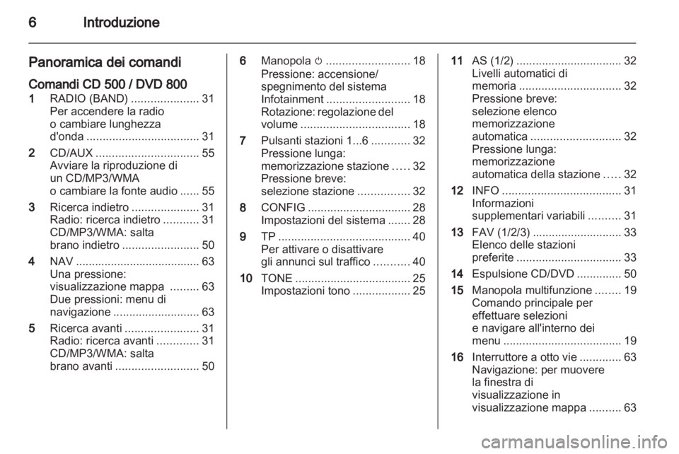 OPEL INSIGNIA 2010.5  Manuale del sistema Infotainment (in Italian) 