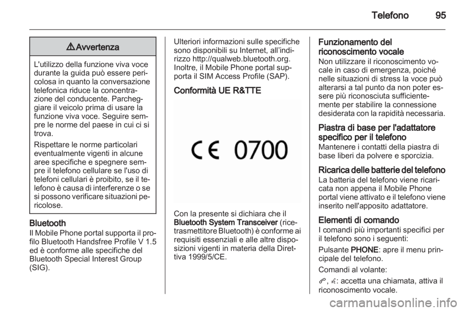 OPEL INSIGNIA 2010.5 Manuale del sistema Infotainment (in Italian) OPEL INSIGNIA 2010.5 Manuale del sistema Infotainment (in Italian)