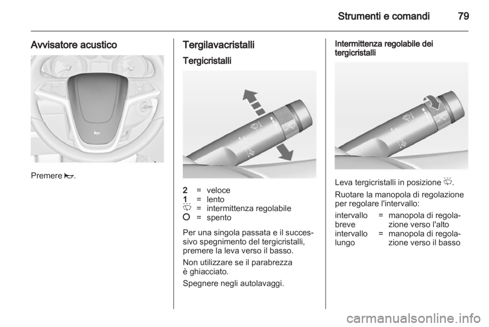 OPEL INSIGNIA 2010.5  Manuale di uso e manutenzione (in Italian) 
