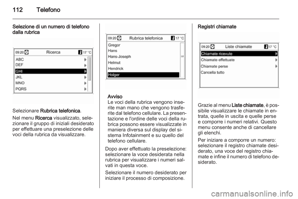 OPEL INSIGNIA 2011  Manuale del sistema Infotainment (in Italian) 