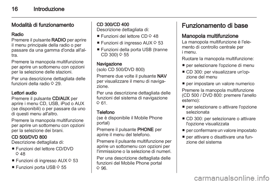 OPEL INSIGNIA 2011  Manuale del sistema Infotainment (in Italian) 