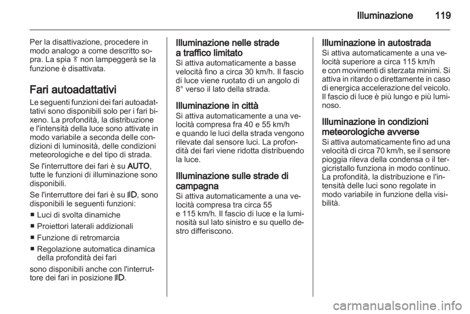 OPEL INSIGNIA 2011  Manuale di uso e manutenzione (in Italian) 