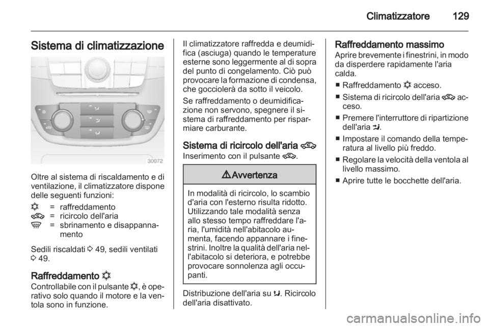 OPEL INSIGNIA 2011  Manuale di uso e manutenzione (in Italian) 