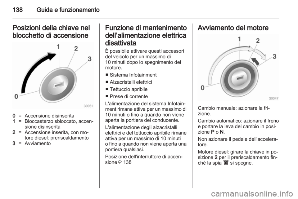 OPEL INSIGNIA 2011  Manuale di uso e manutenzione (in Italian) 