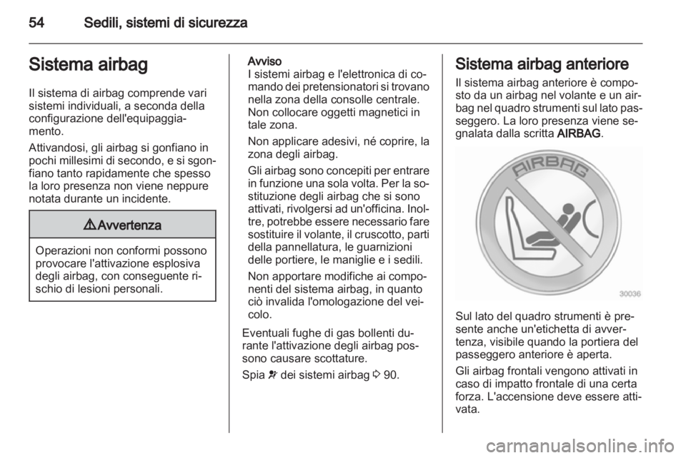 OPEL INSIGNIA 2011  Manuale di uso e manutenzione (in Italian) 
