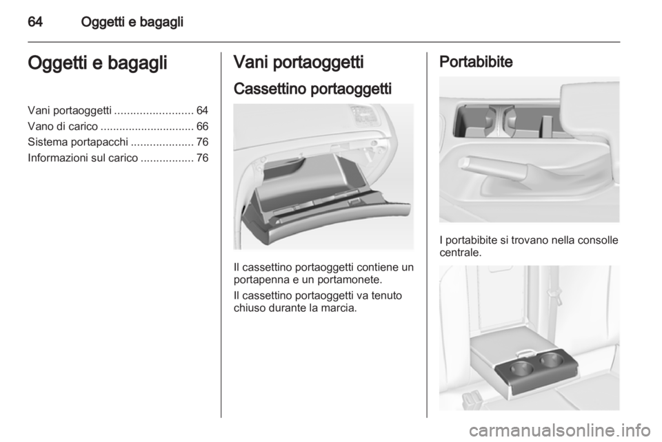 OPEL INSIGNIA 2011  Manuale di uso e manutenzione (in Italian) 