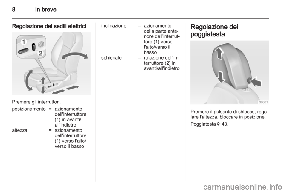 OPEL INSIGNIA 2011  Manuale di uso e manutenzione (in Italian) 