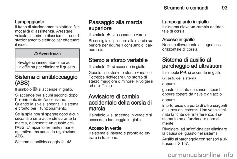 OPEL INSIGNIA 2011  Manuale di uso e manutenzione (in Italian) 