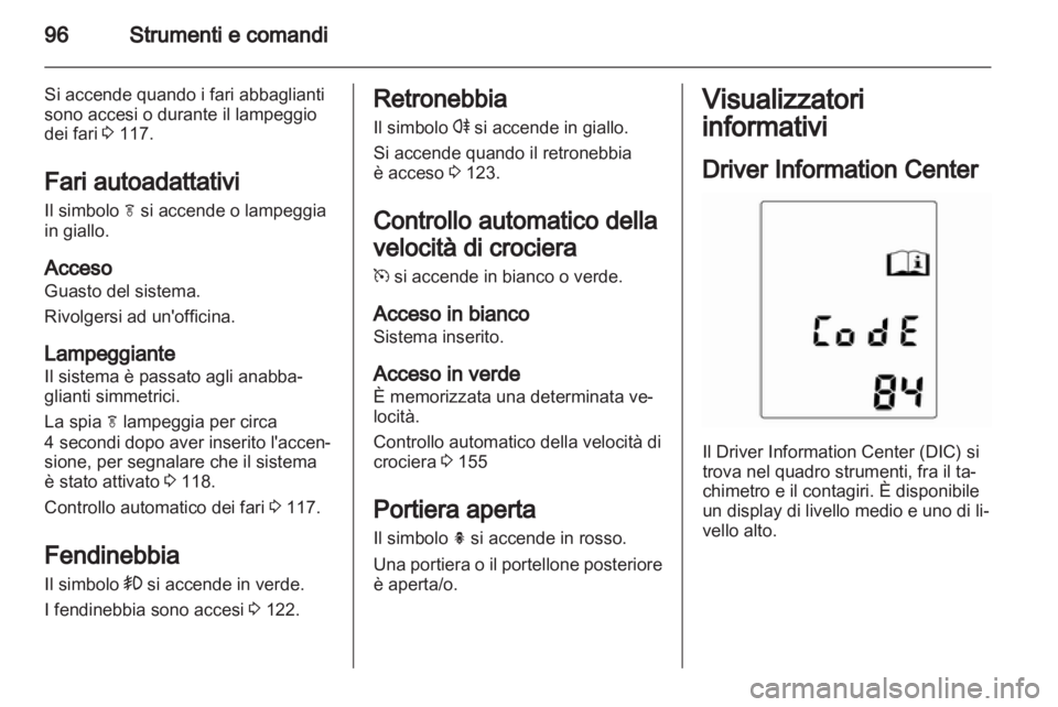 OPEL INSIGNIA 2011  Manuale di uso e manutenzione (in Italian) 