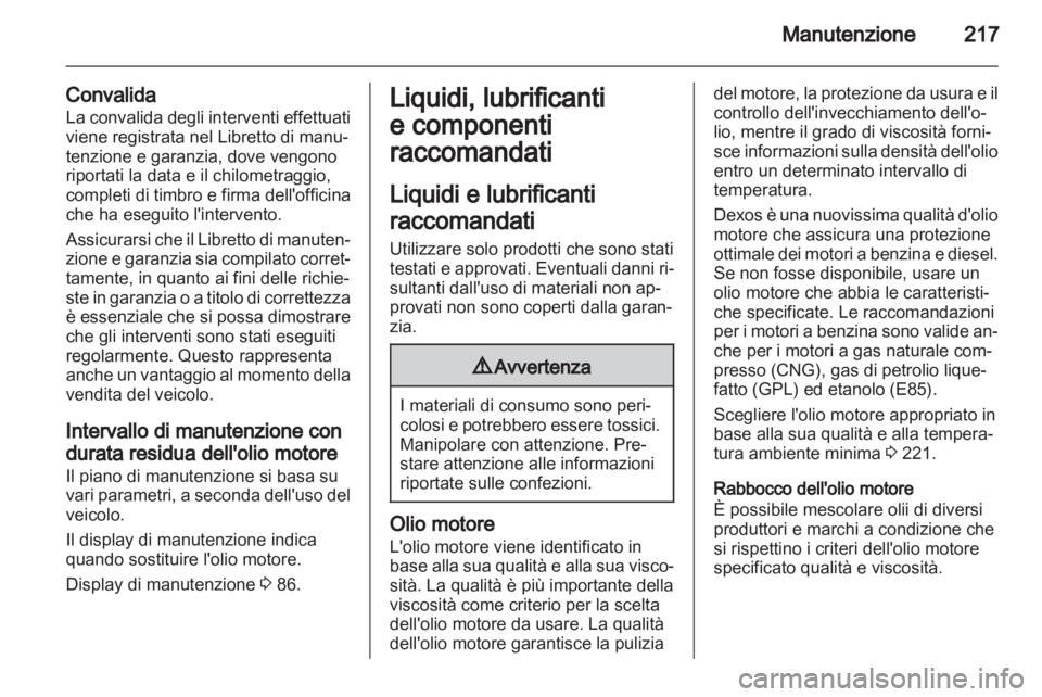 OPEL INSIGNIA 2011.5  Manuale di uso e manutenzione (in Italian) 
