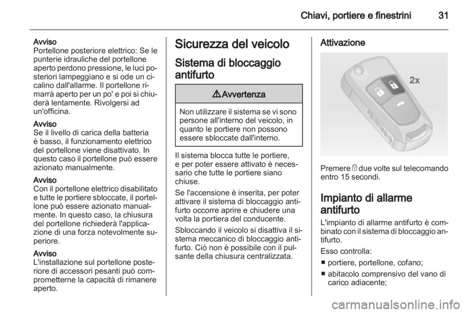 OPEL INSIGNIA 2011.5  Manuale di uso e manutenzione (in Italian) 