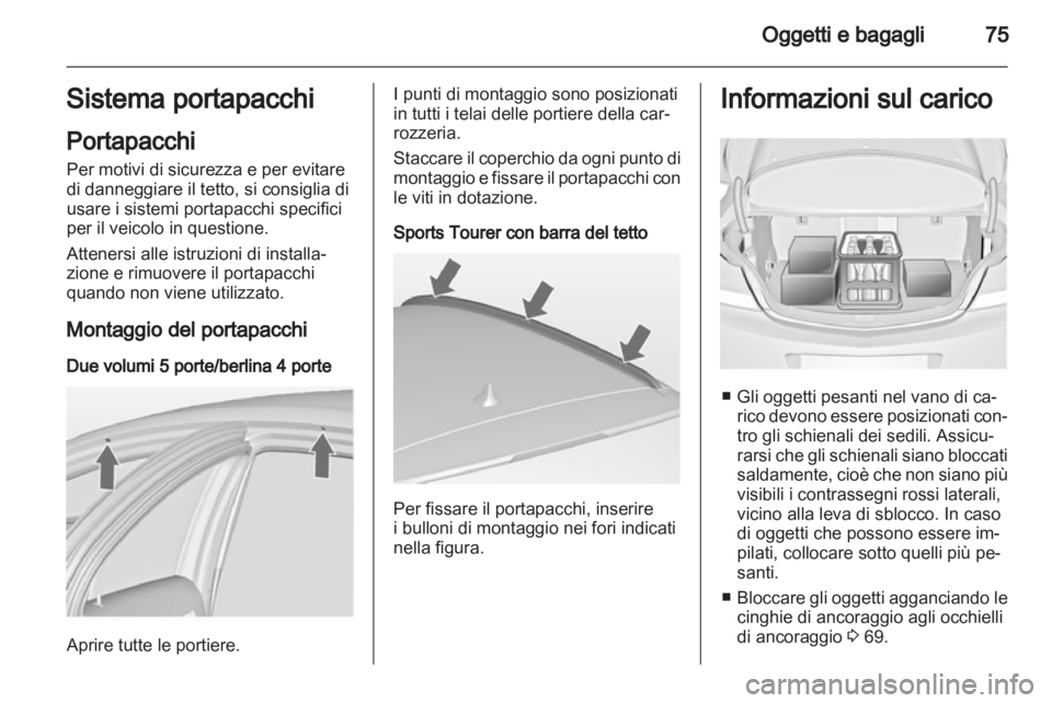 OPEL INSIGNIA 2011.5  Manuale di uso e manutenzione (in Italian) 