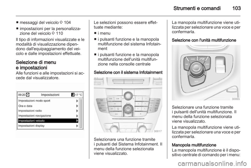 OPEL INSIGNIA 2012  Manuale di uso e manutenzione (in Italian) 