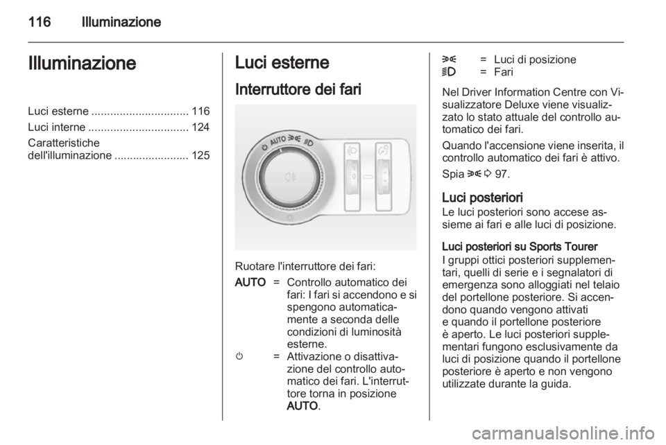 OPEL INSIGNIA 2012 Manuale di uso e manutenzione (in Italian) OPEL INSIGNIA 2012 Manuale di uso e manutenzione (in Italian)