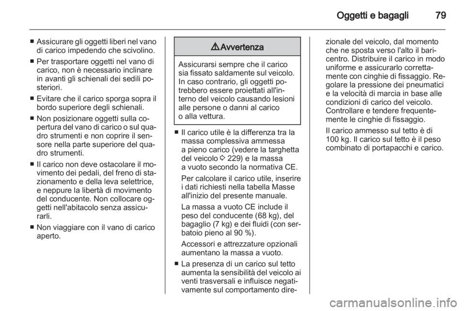 OPEL INSIGNIA 2012  Manuale di uso e manutenzione (in Italian) 