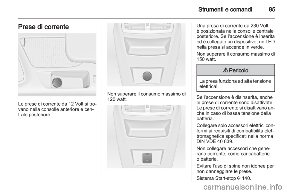 OPEL INSIGNIA 2012  Manuale di uso e manutenzione (in Italian) 