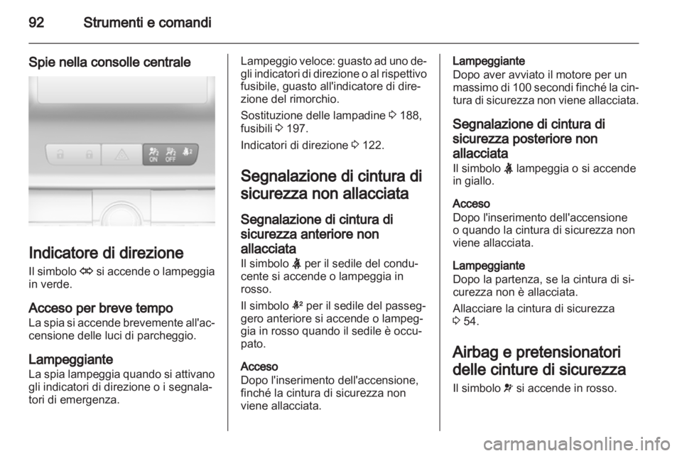 OPEL INSIGNIA 2012 Manuale di uso e manutenzione (in Italian) OPEL INSIGNIA 2012 Manuale di uso e manutenzione (in Italian)