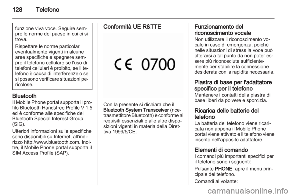 OPEL INSIGNIA 2012.5 Manuale del sistema Infotainment (in Italian) OPEL INSIGNIA 2012.5 Manuale del sistema Infotainment (in Italian)