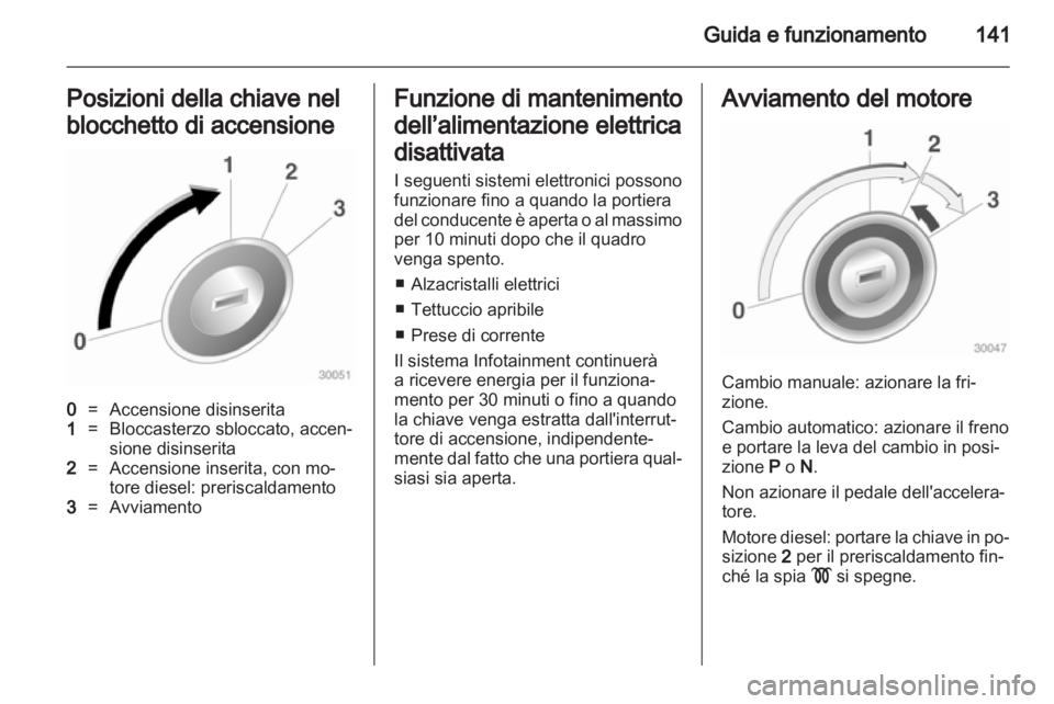OPEL INSIGNIA 2012.5  Manuale di uso e manutenzione (in Italian) 