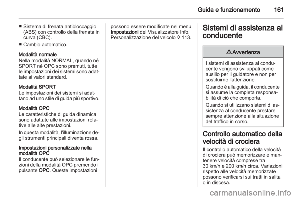OPEL INSIGNIA 2012.5  Manuale di uso e manutenzione (in Italian) 