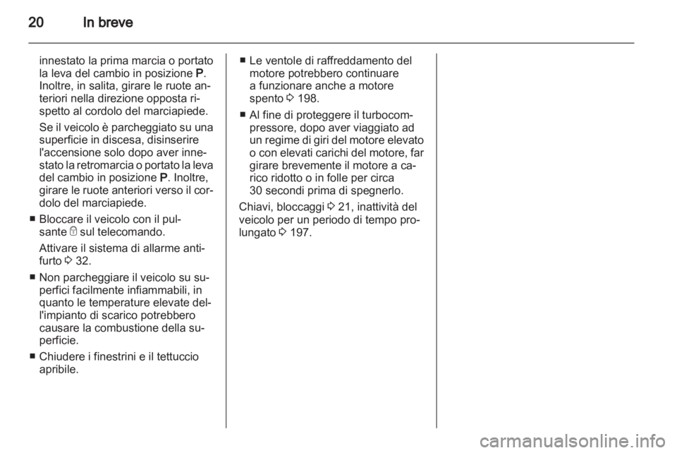 OPEL INSIGNIA 2012.5  Manuale di uso e manutenzione (in Italian) 