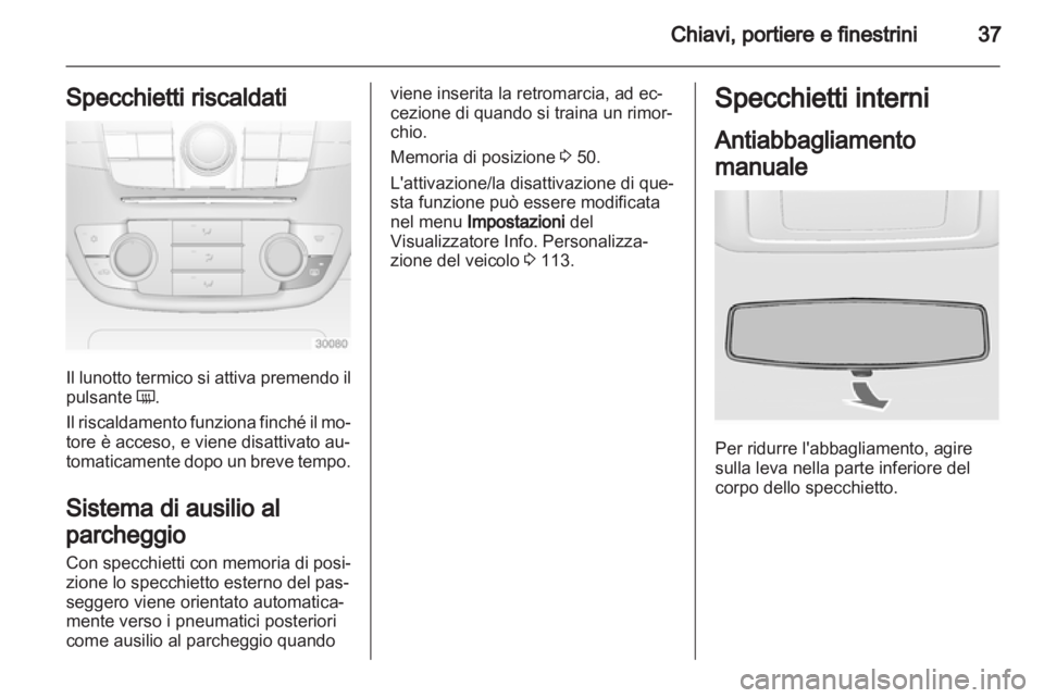 OPEL INSIGNIA 2012.5  Manuale di uso e manutenzione (in Italian) 