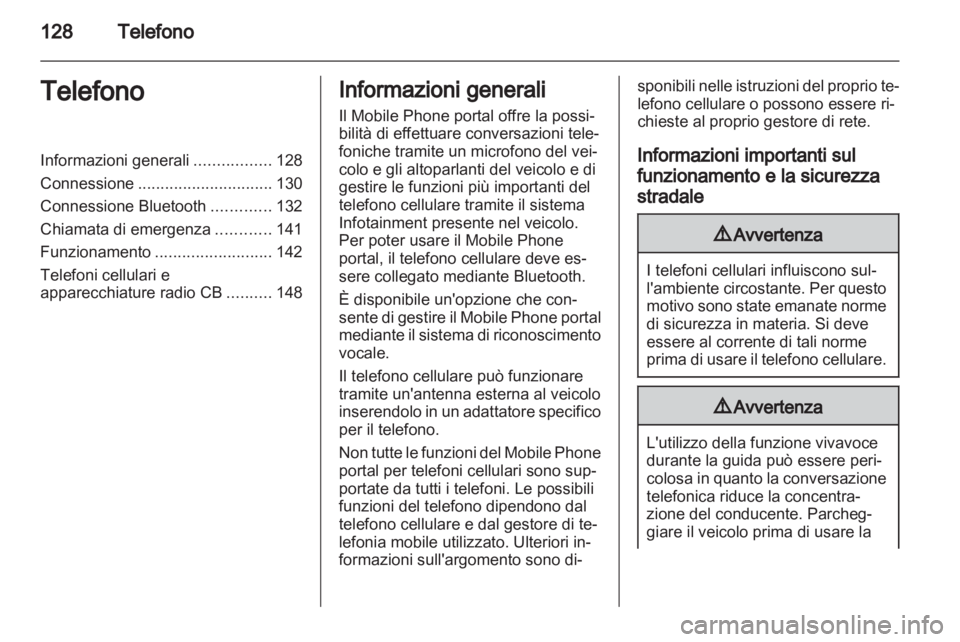 OPEL INSIGNIA 2013 Manuale del sistema Infotainment (in Italian) OPEL INSIGNIA 2013 Manuale del sistema Infotainment (in Italian)