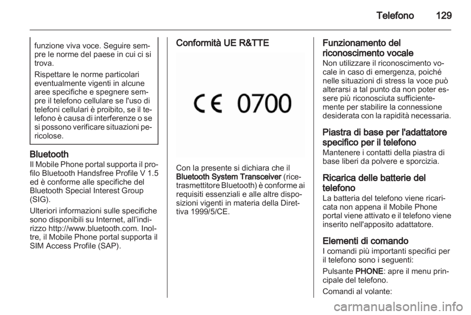 OPEL INSIGNIA 2013 Manuale del sistema Infotainment (in Italian) OPEL INSIGNIA 2013 Manuale del sistema Infotainment (in Italian)
