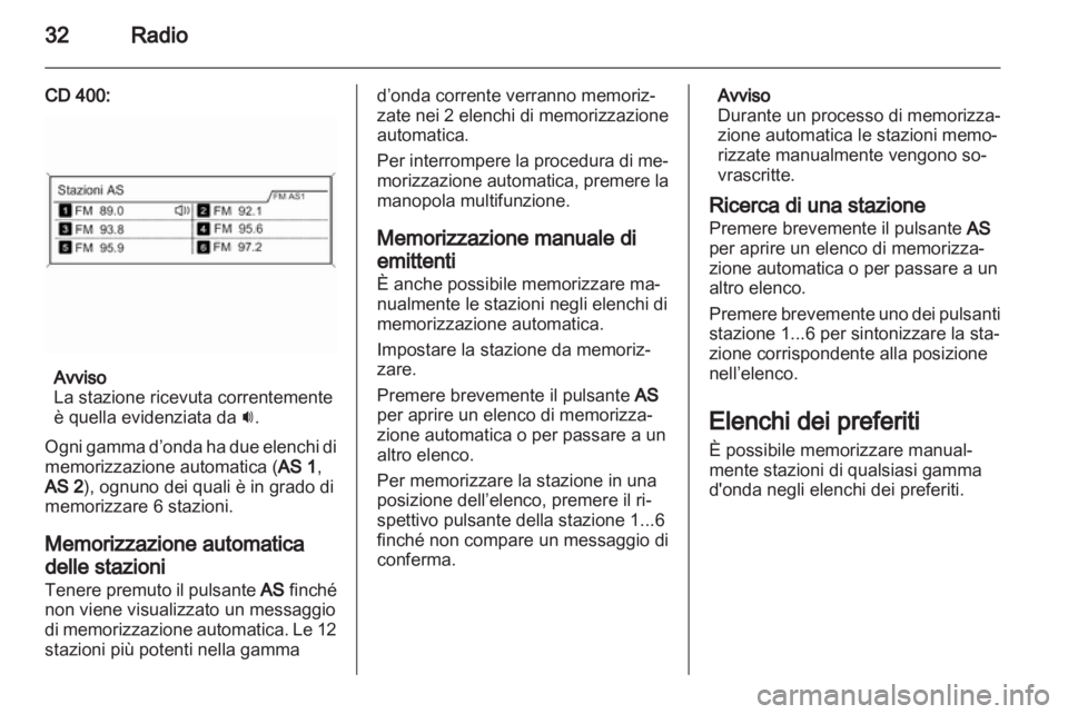 OPEL INSIGNIA 2013  Manuale del sistema Infotainment (in Italian) 