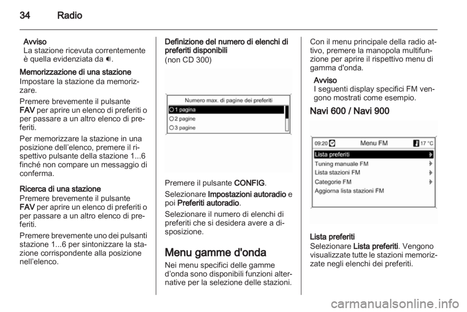 OPEL INSIGNIA 2013  Manuale del sistema Infotainment (in Italian) 