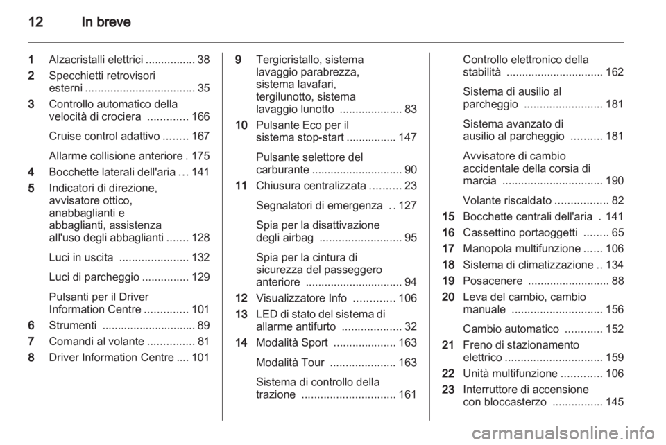 OPEL INSIGNIA 2013  Manuale di uso e manutenzione (in Italian) 