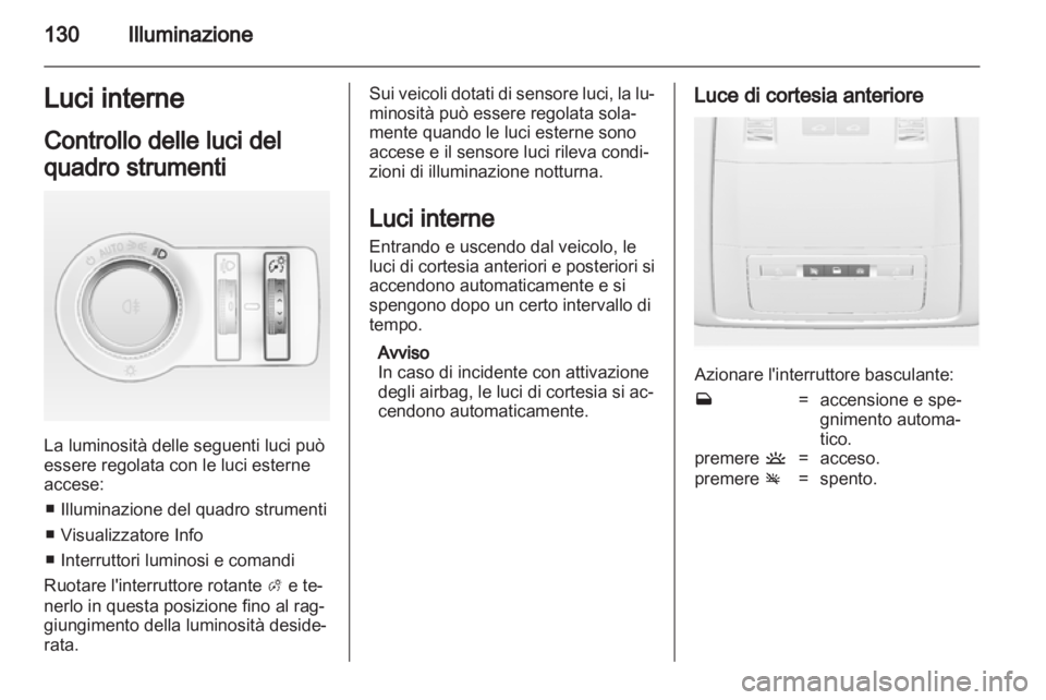 OPEL INSIGNIA 2013  Manuale di uso e manutenzione (in Italian) 