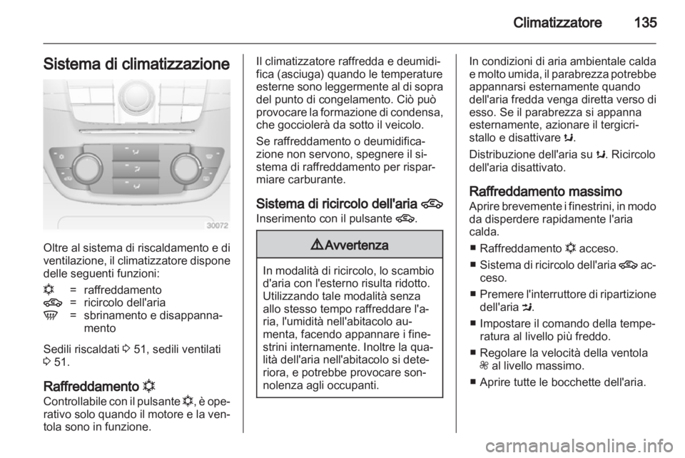 OPEL INSIGNIA 2013  Manuale di uso e manutenzione (in Italian) 