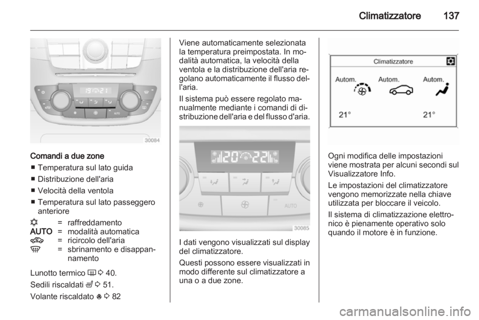 OPEL INSIGNIA 2013  Manuale di uso e manutenzione (in Italian) 