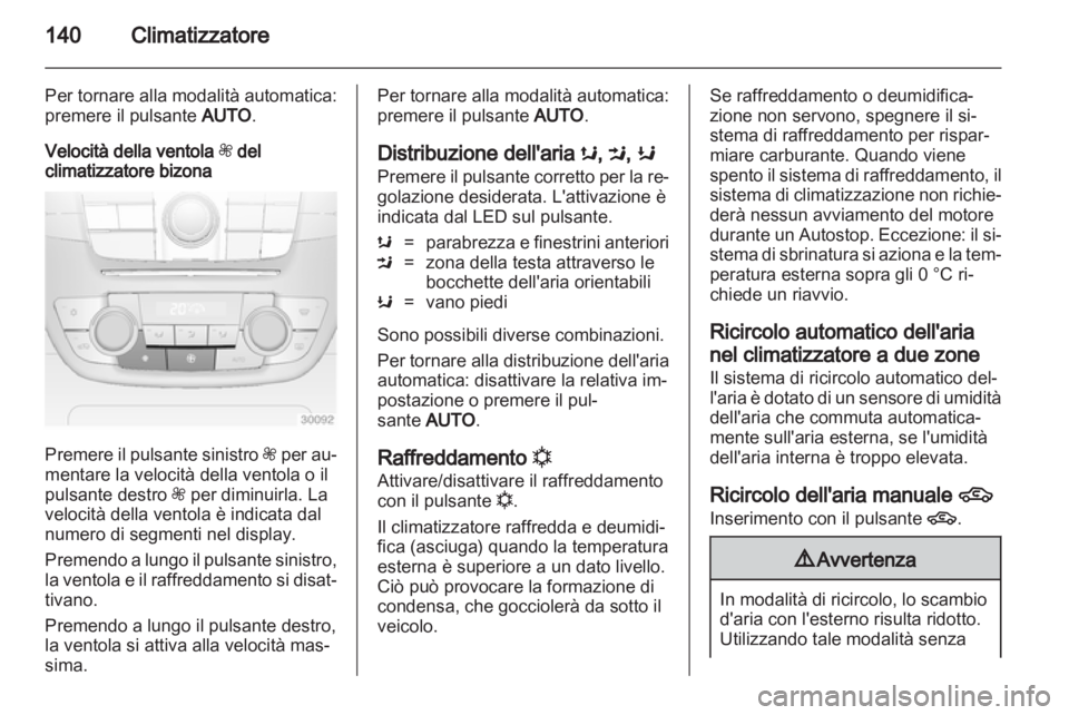 OPEL INSIGNIA 2013  Manuale di uso e manutenzione (in Italian) 
