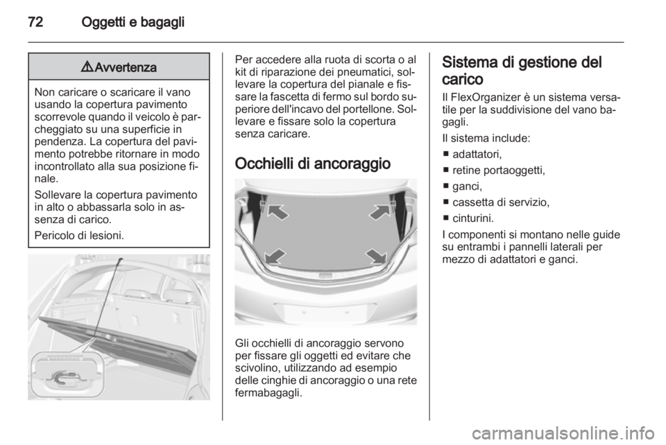 OPEL INSIGNIA 2013  Manuale di uso e manutenzione (in Italian) 