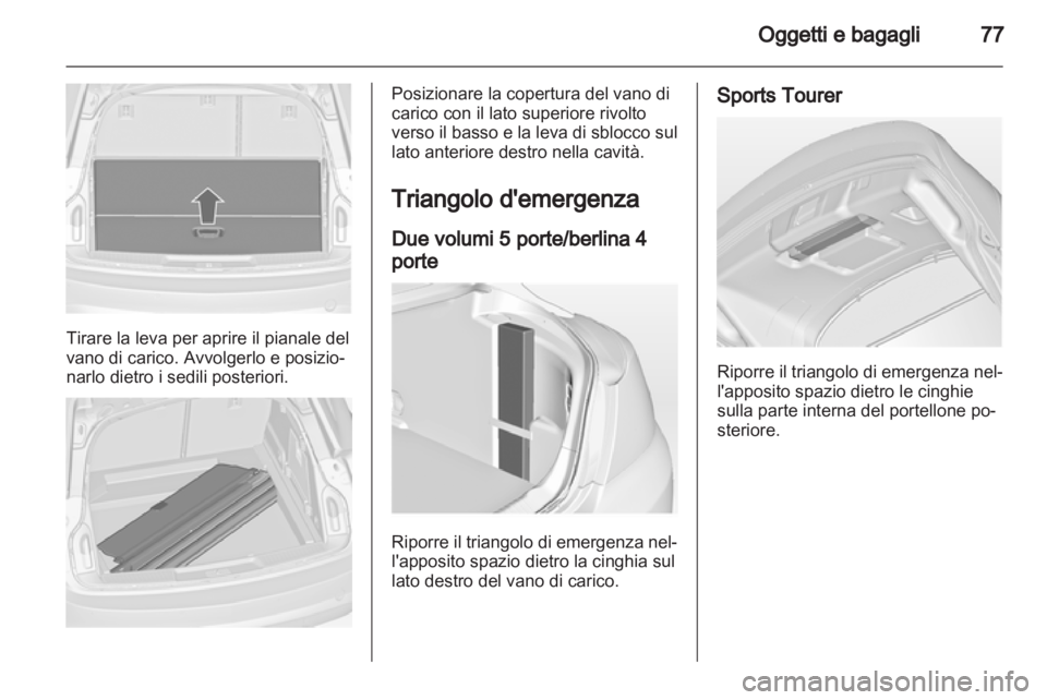 OPEL INSIGNIA 2013  Manuale di uso e manutenzione (in Italian) 
