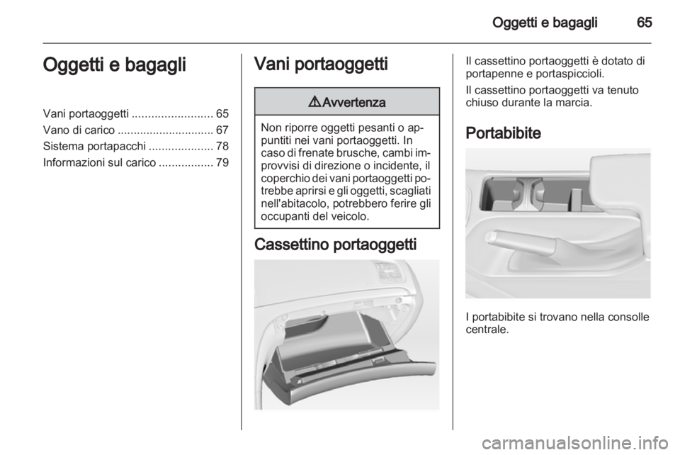 OPEL INSIGNIA 2013.5  Manuale di uso e manutenzione (in Italian) 